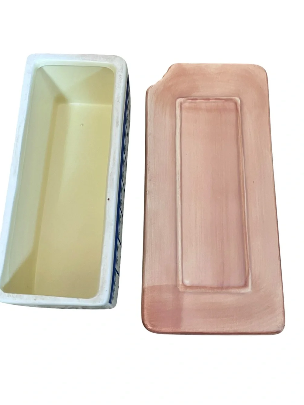 BIGMOUTH  Inc. Novely Salted Butter Ceramic Two-Piece Dish 7.5